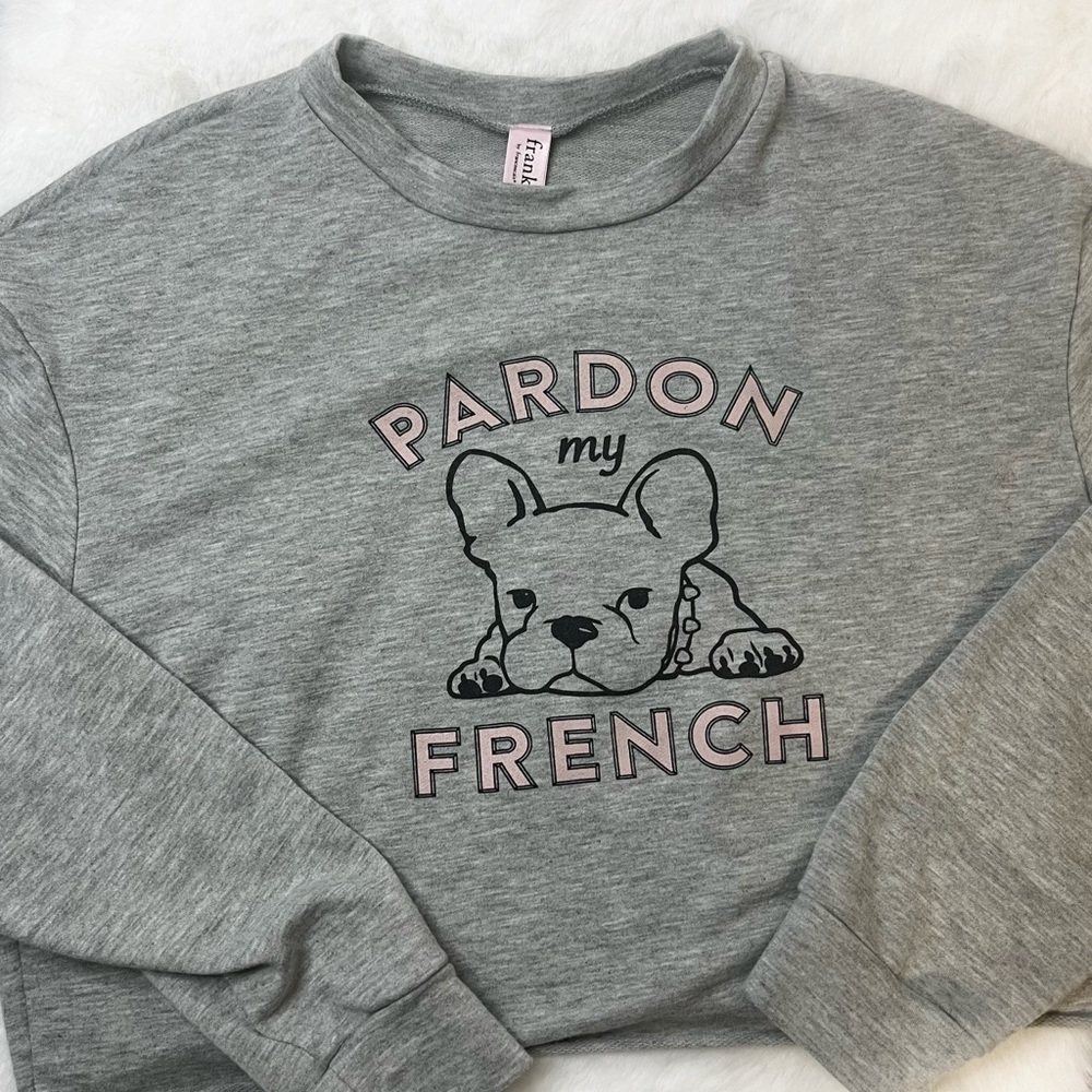 Franki by Francesca’s Kids Bulldog Shirt Sz 12